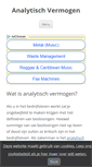 Mobile Screenshot of analytischvermogen.com